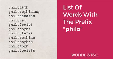 define phile|prefix phil means.